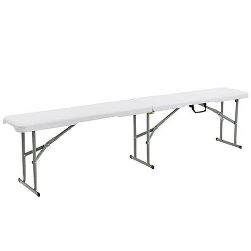 6 Feet Portable Picnic Folding Bench 550 lbs Limited with Carrying